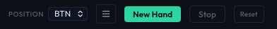 Trainer controls bar